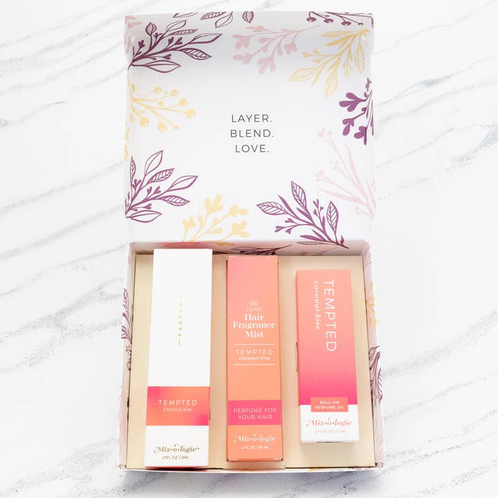 Tempted (coconut kiss) | Perfume Party Gift Set for wholesale by Mixologie
