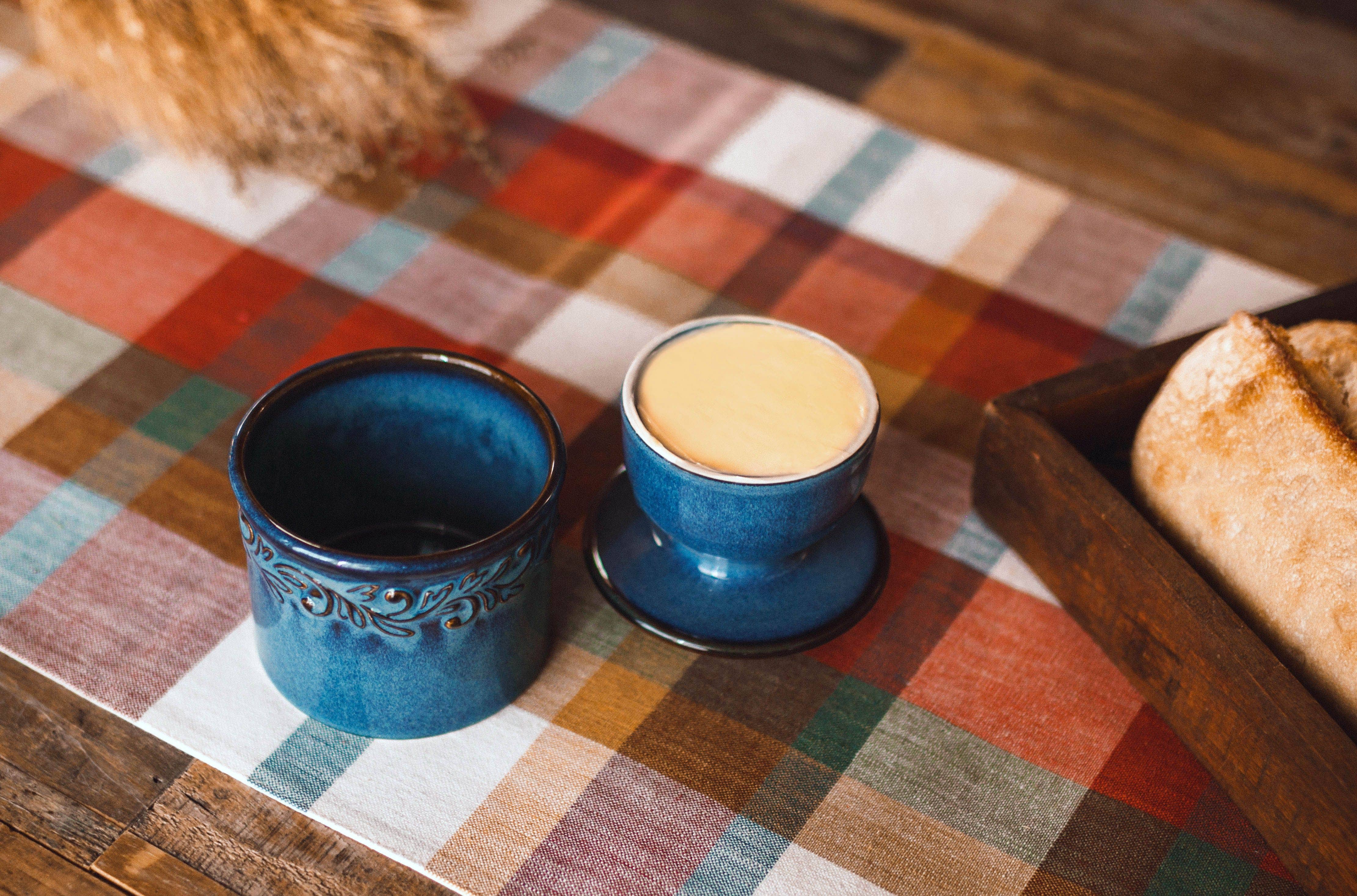 The Original Butter Bell® Crock – Prato de manteiga por atacado – The Original Butter Bell® Crock - Azul Denim Antigo6