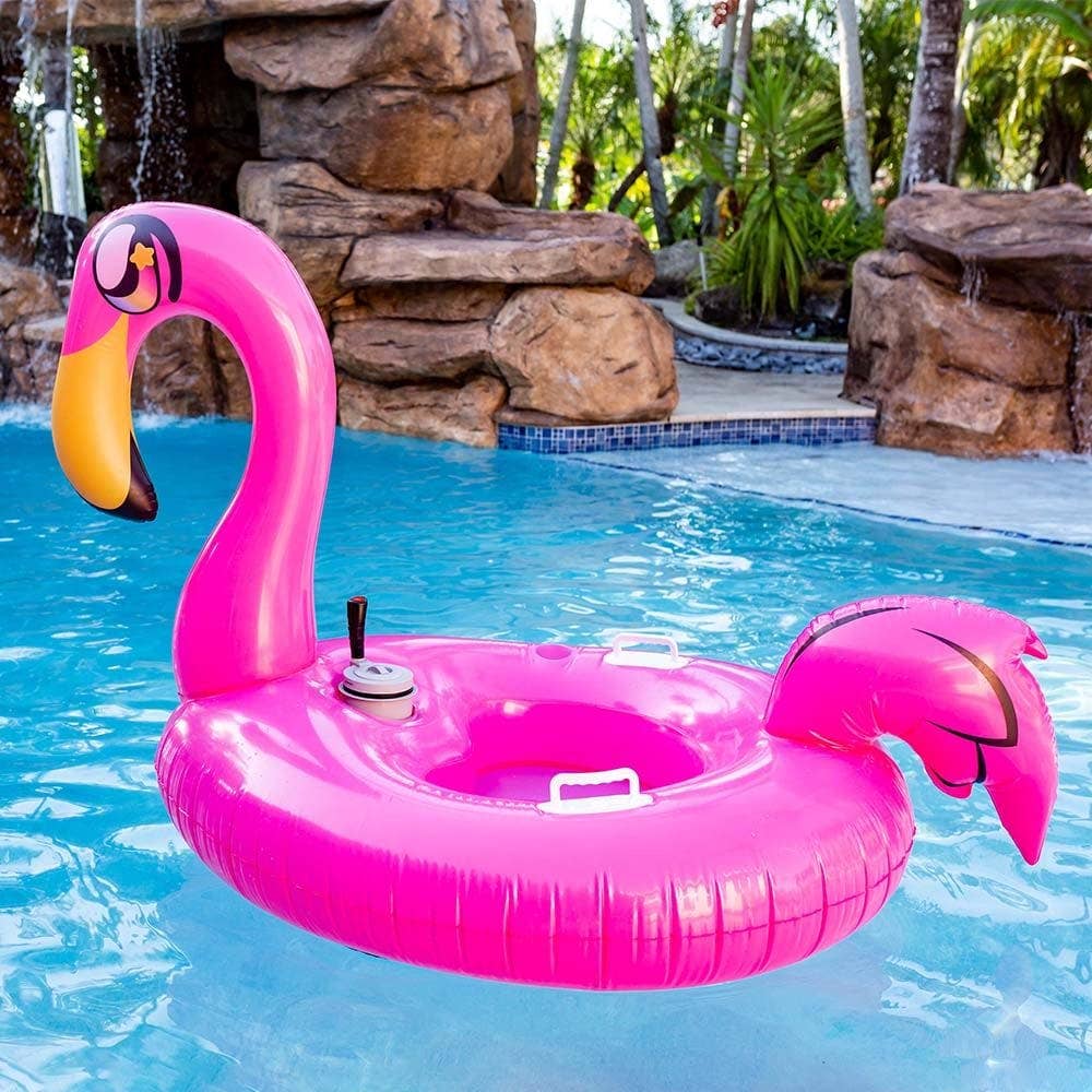 PoolCandy - Wholesale Inflatables - Tube Runner Motorized Flamingo Pool Float Special Edition5