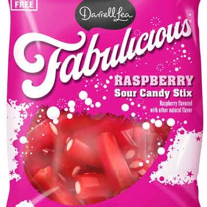 Hudson Meat Company - Wholesale Licorice - LICORICE BITES SOUR RASPBRY - DARRELL LEA