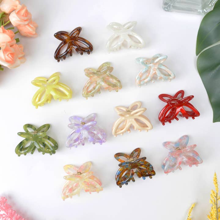 TheDivaSoap - Wholesale Hair Clip - Women's - Hollow butterfly hair claw clip5