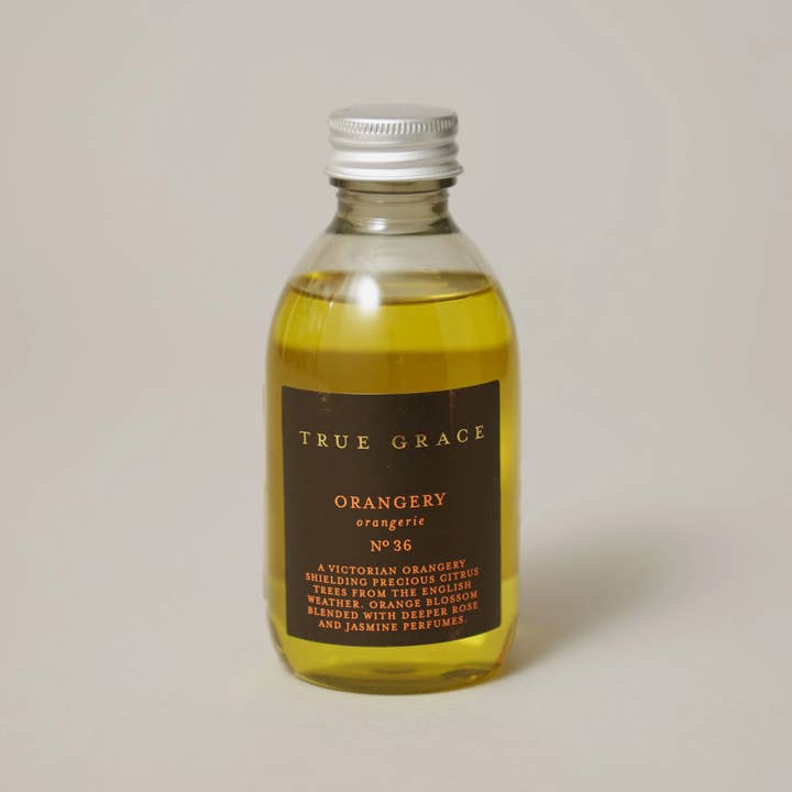 True Grace - Wholesale Diffuser Fragrance Refill - Orangery 200ml Room Diffuser Refill