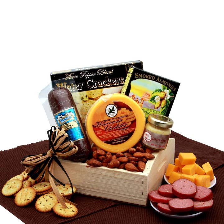 Gift Basket Drop Shipping - Vente Coffrets cadeaux - Snacker à la saucisse et au fromage