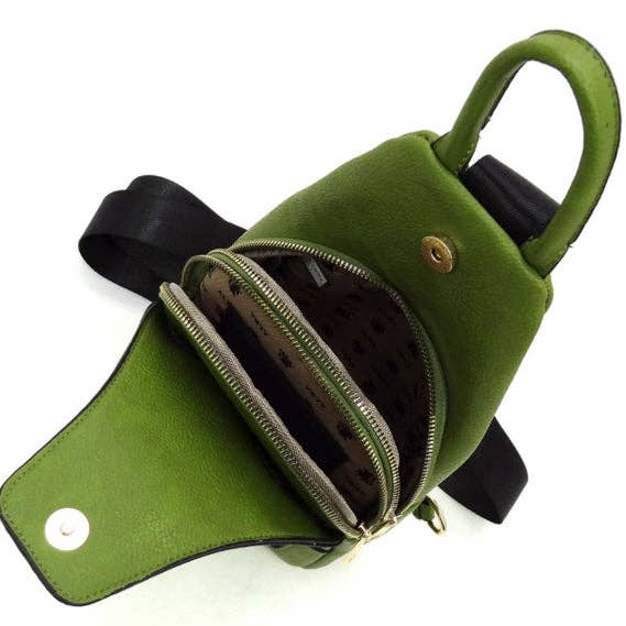 MiMi Wholesale - Vente Sac à dos – femme - Sac à dos bandoulière en cuir végétalien pour femme7