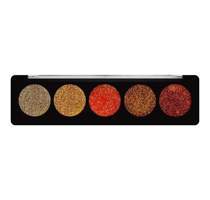 Profusion Cosmetics UK - Wholesale Eyeshadow Palette - GLITTER GEMS | 5 SHADE GLITTER PALETTES4