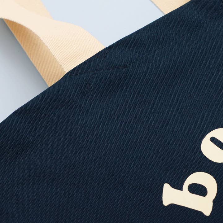 Alphabet Bags – Sacola - Unissexo por atacado – Livros & Snacks - Tote Bag Midnight Blue Canvas5