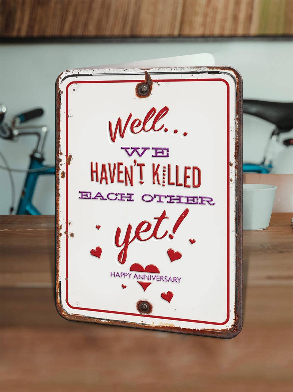 Brainbox Candy - Wholesale Jubileumkaartje - Grappige jubileumkaart - Hebben elkaar niet vermoord1