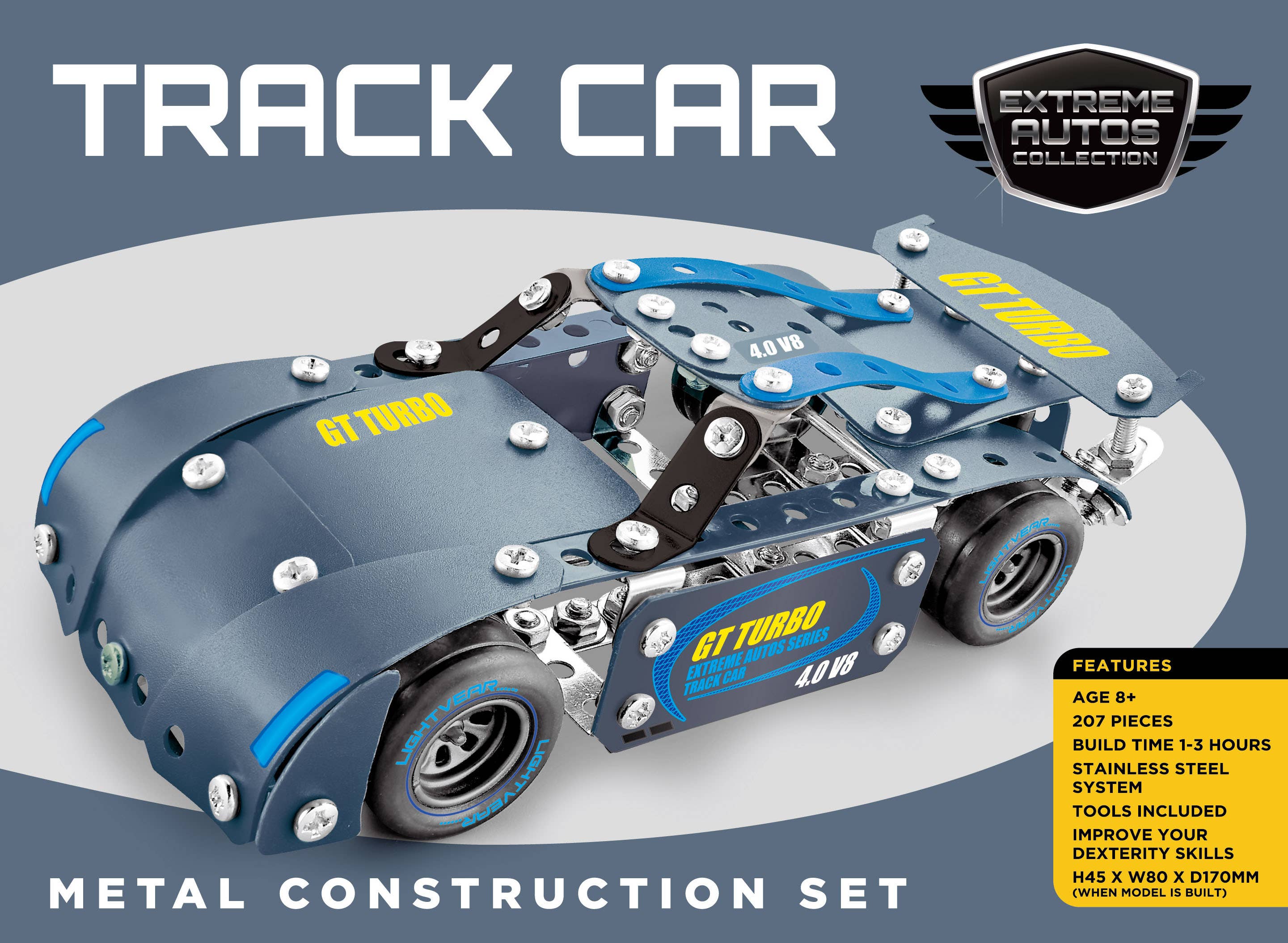 Coach House Partners – wholesale Building set – Child – Track Car Metal Construction Set (207 pieces) 2