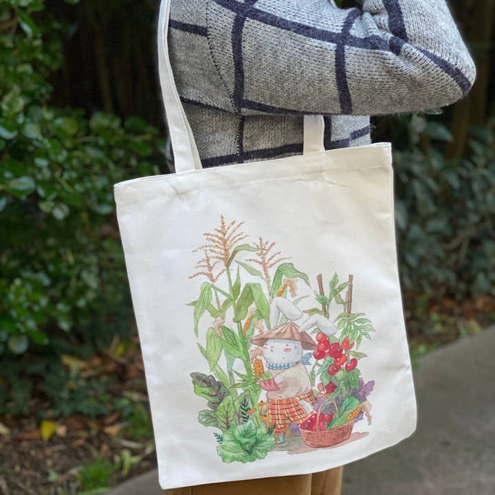 Bomuldstaske | landmand kanins have for engroshandel hos NananStudio