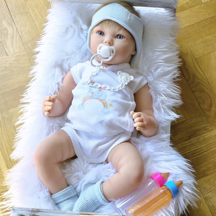 Maria & Jesus - Wholesale Pop - Kinderen - Reborn babypop Gabriel – realistische collectorpop van 52 cm4