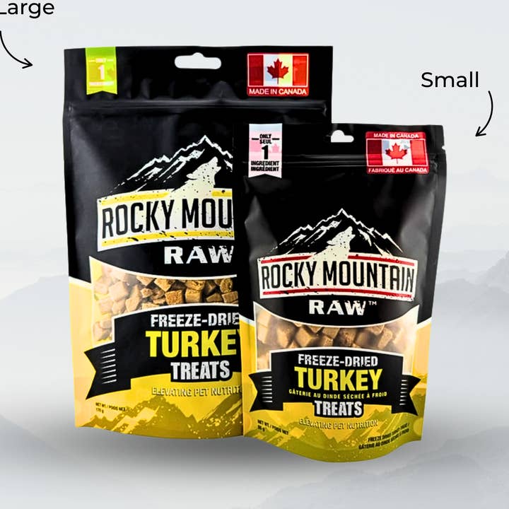 Freeze-Dried Turkey Treats for wholesale by Rocky Mountain Raw