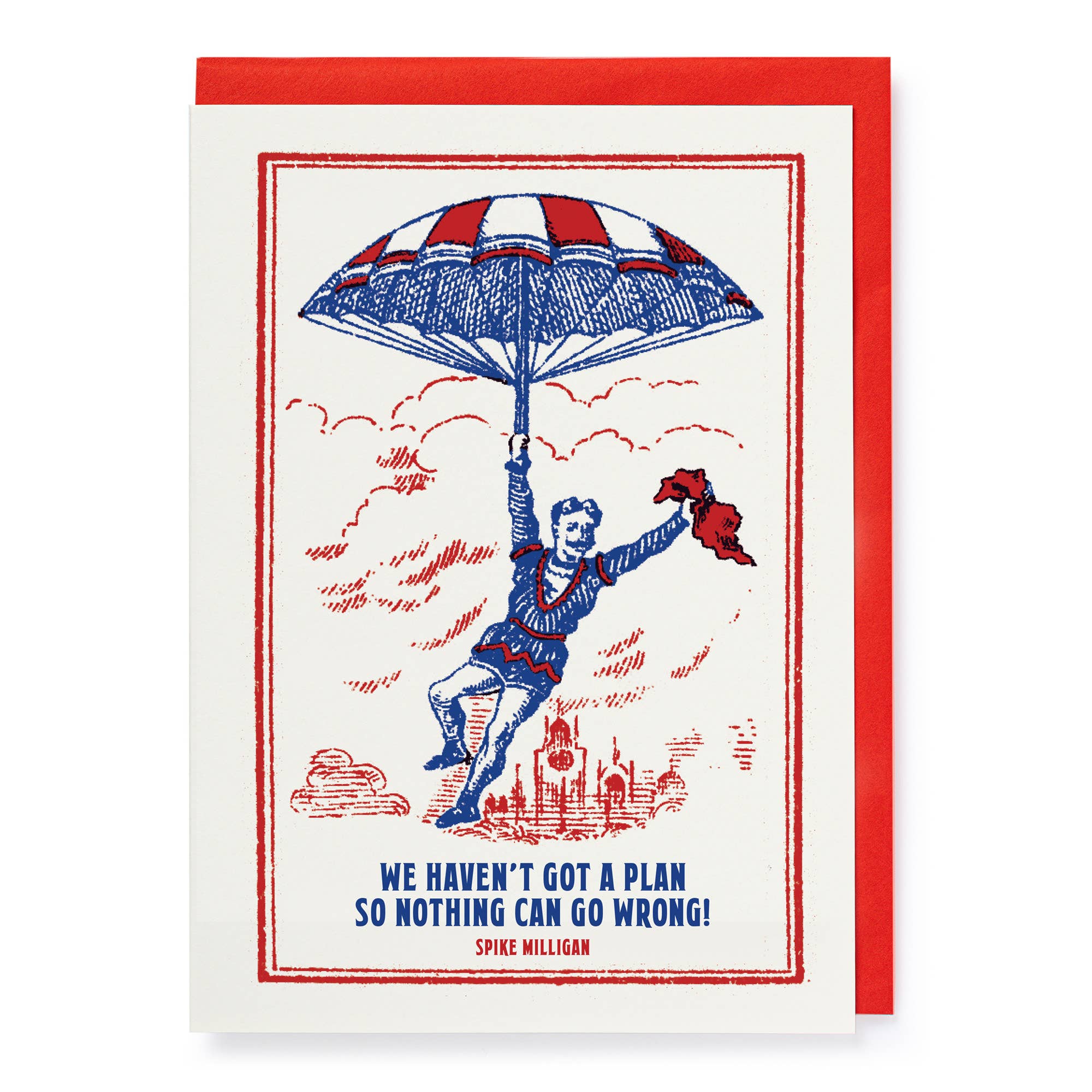 Archivist Gallery | United States - Wholesale Everyday Greeting Card - Parachute | Well Said - Greeting Card0