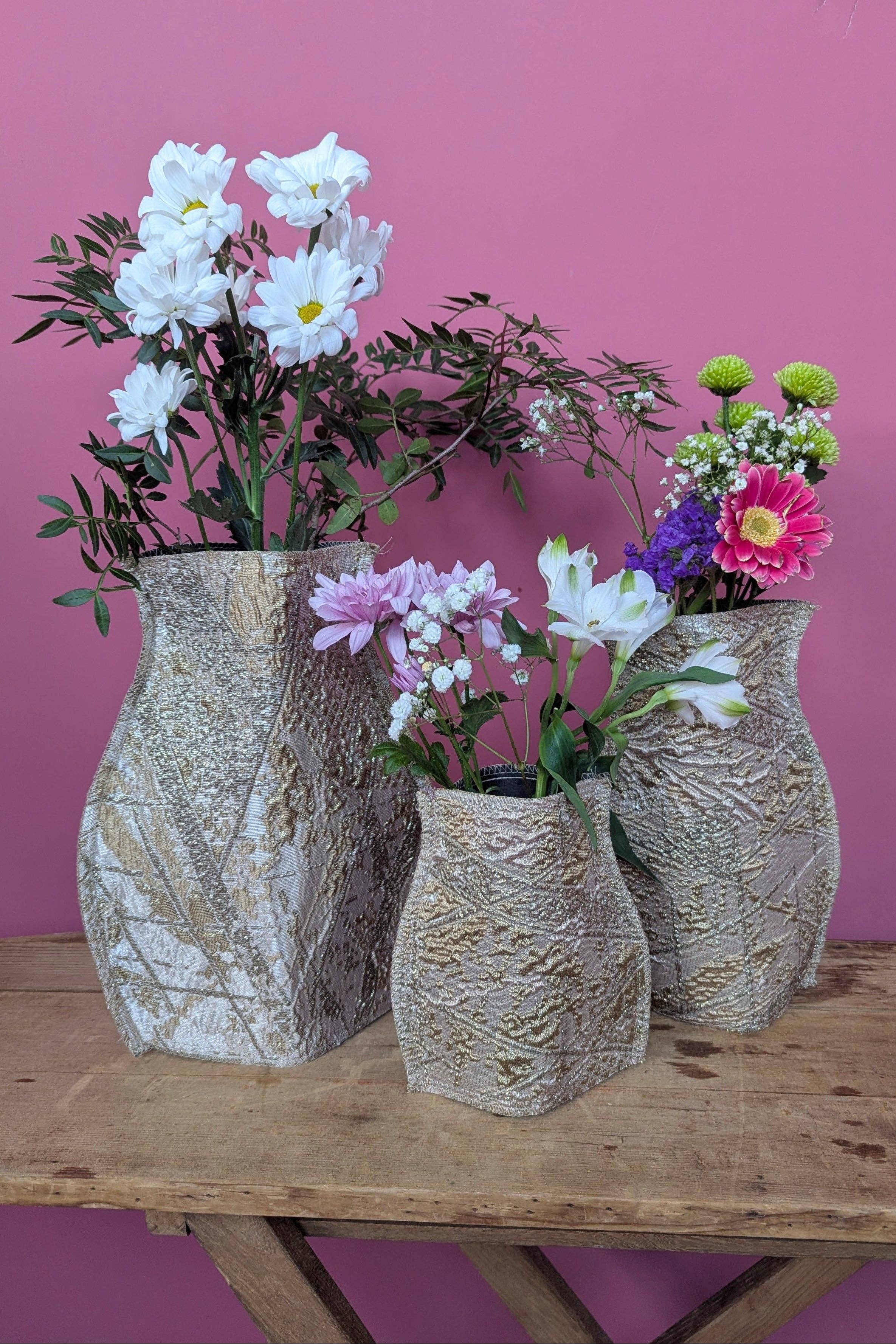 Pop Up Vase in Golden Hour for wholesale on Faire