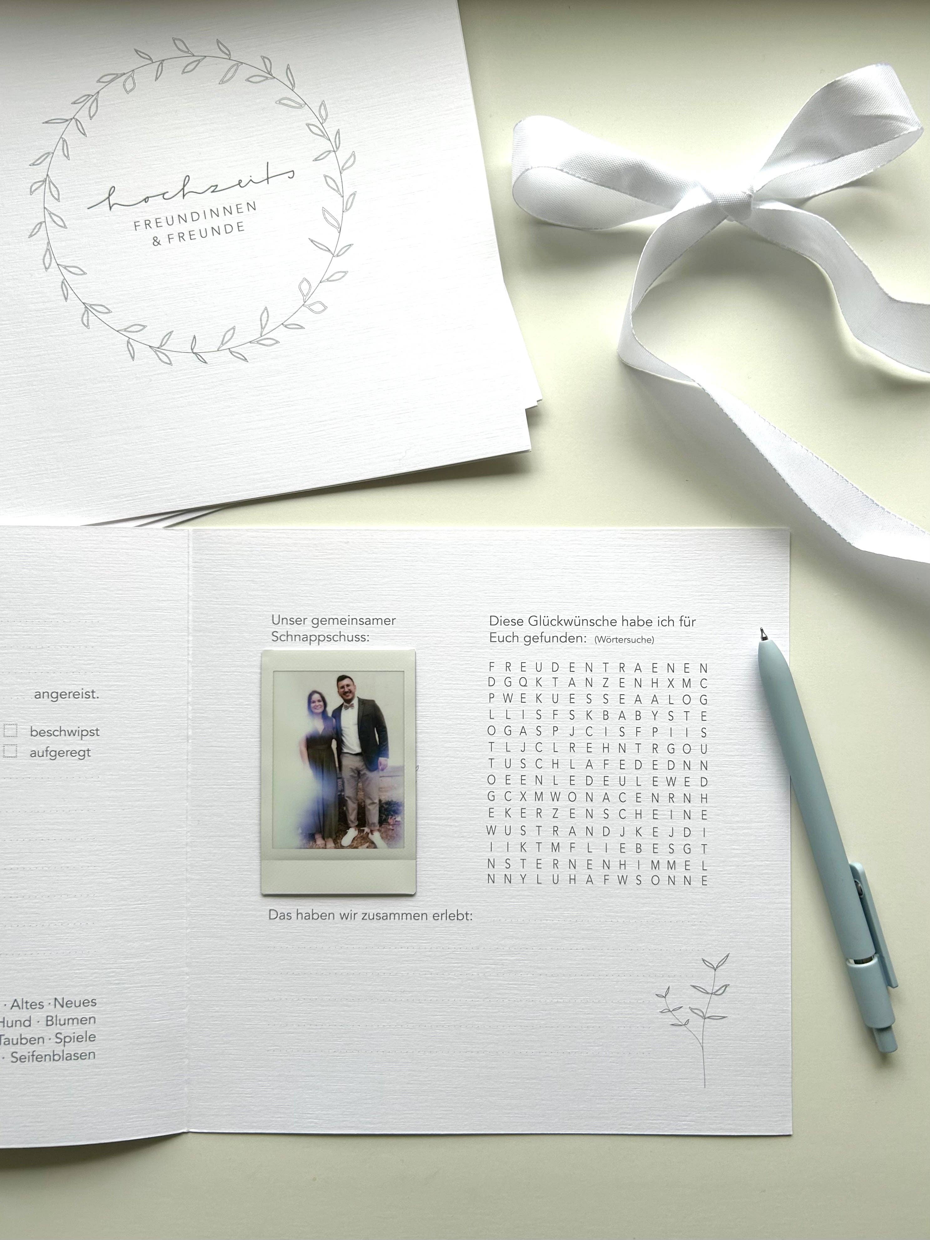 SANS.design - Wholesale Guest Book - Guestbook cards to fill out1