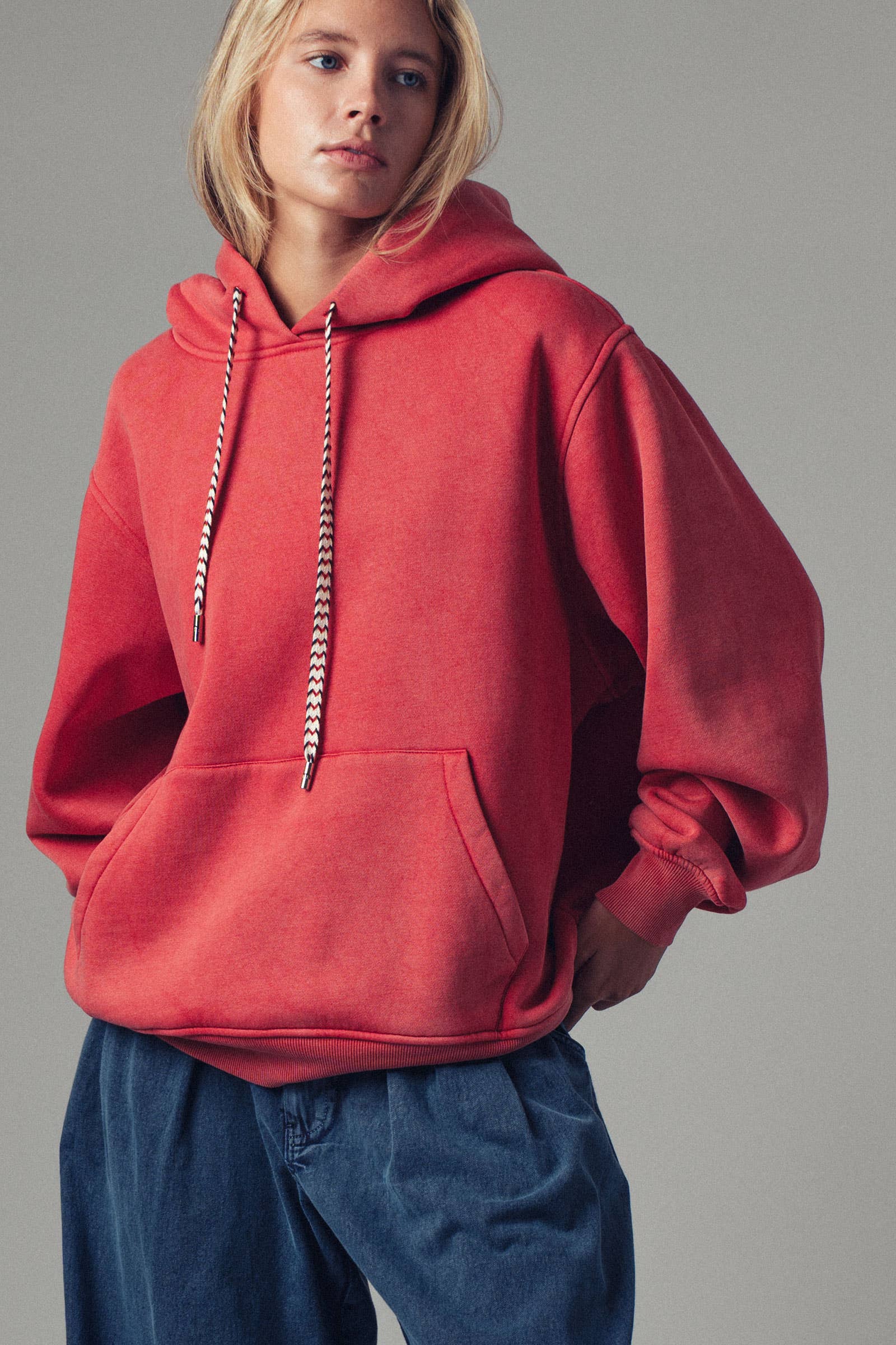 Urban Daizy - Wholesale Hoodie - Women's - Vintage Wash Oversized Brushed Hoodie16