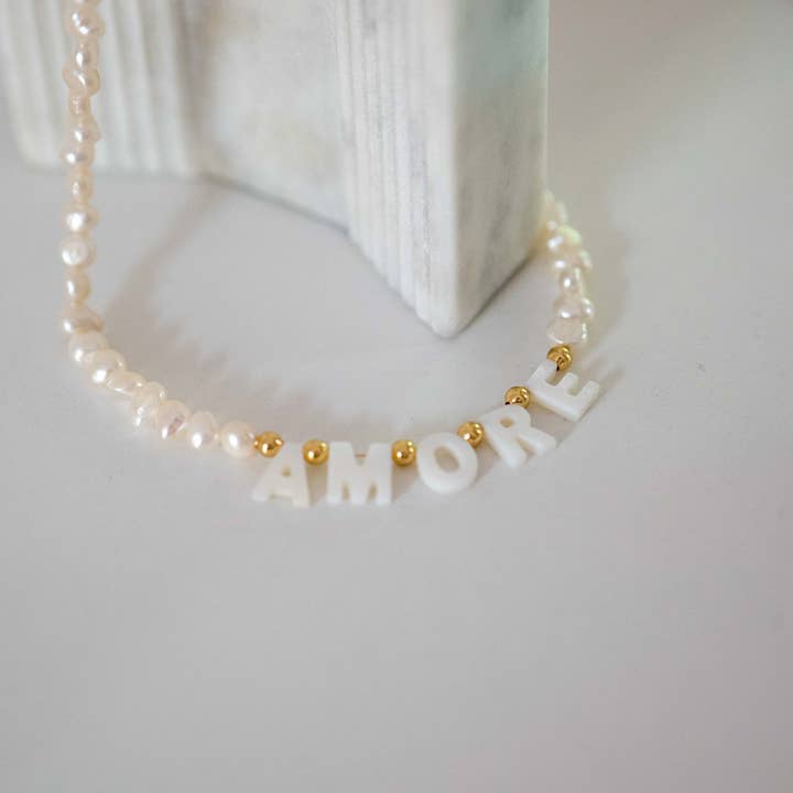 Duestelle Italia - Wholesale Beaded/Pearl Necklace - Love necklace10