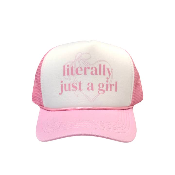 Duo Threads - Wholesale Trucker Hat - Women's - Literally Just a Girl Trucker Hat 1