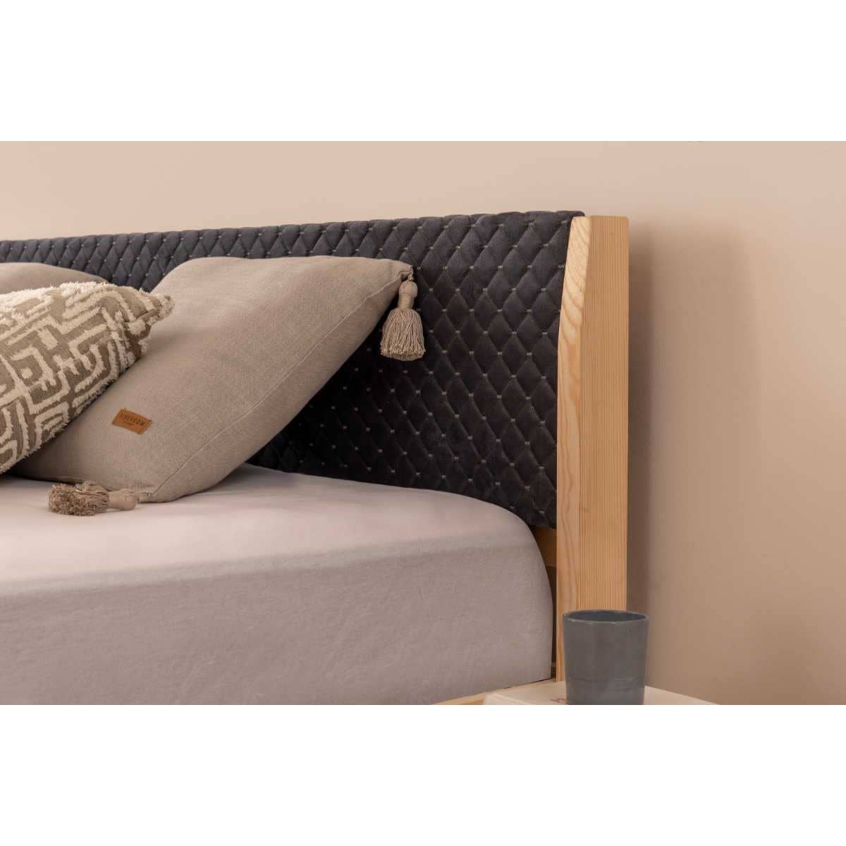 Deholzwart GmbH - Wholesale Bed - İstanbul model wooden bed single pine wood- NATURE0