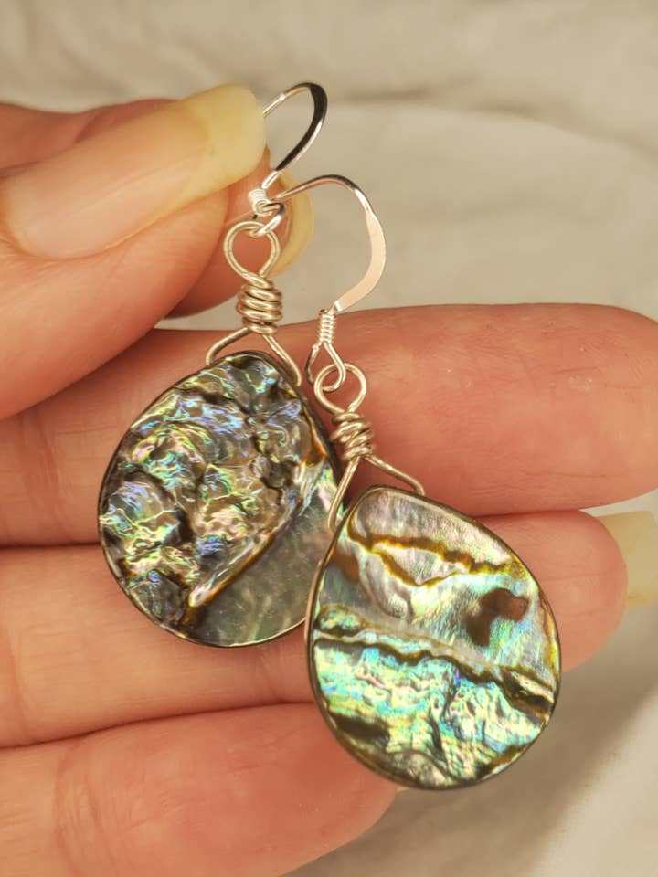 Paua Shell Dangles for wholesale by Sassy Wahine Designs