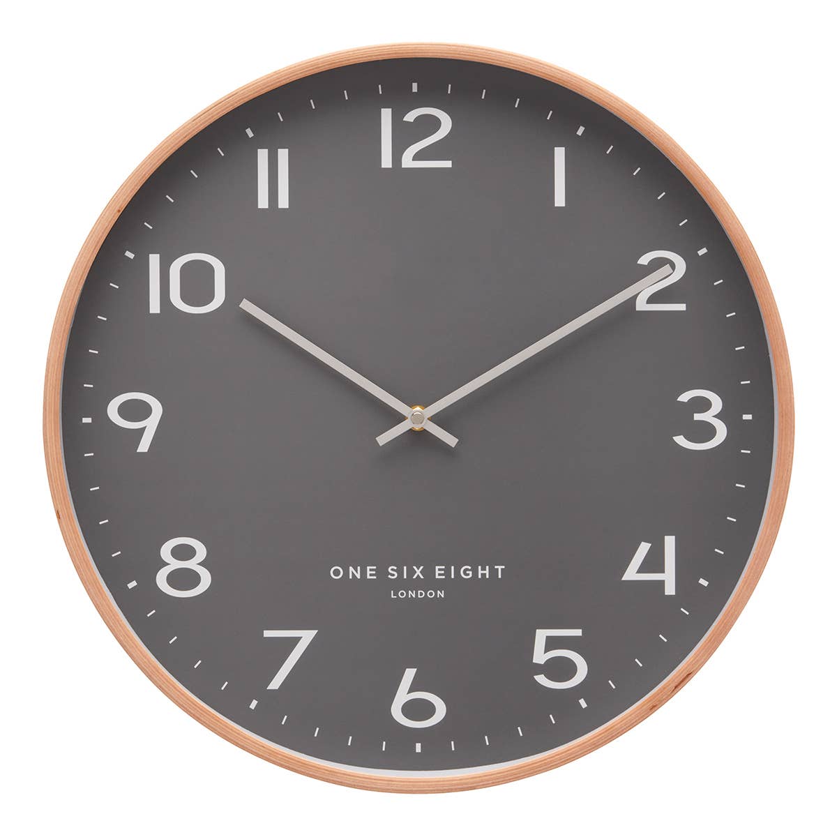 One Six Eight London by PS Home and Living - Wholesale Wall Clock - OLIVIA Grey 41cm Wall Clock0
