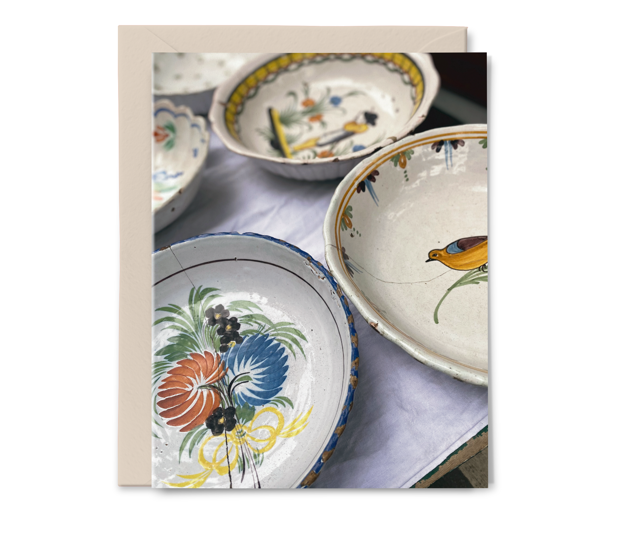 Apricity Press - Wholesale Gewone wenskaart - Kaart met Franse platen - Wendy Dreaney serie0