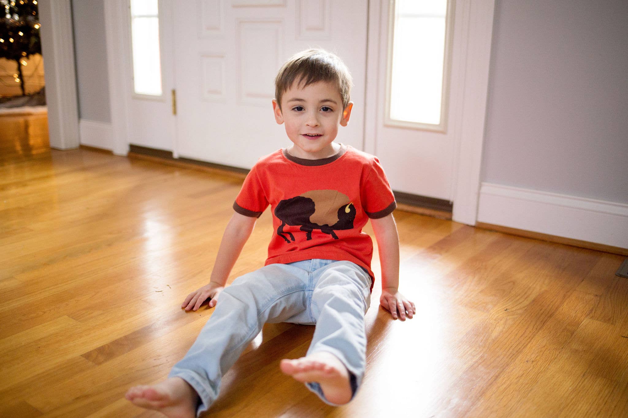 Doodle Pants – Engroshandel T-shirt - Børn – Buffalo Shirt - Western Toddler og Børnetøj6