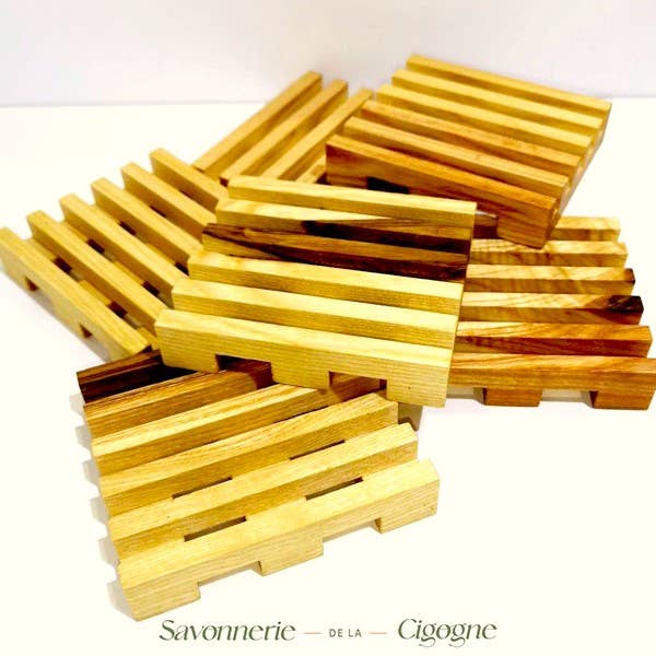 Savonnerie de la Cigogne – Engroshandel Sæbeskål til bad – Sæbeskål i asketræ til Aleppo-sæbe6