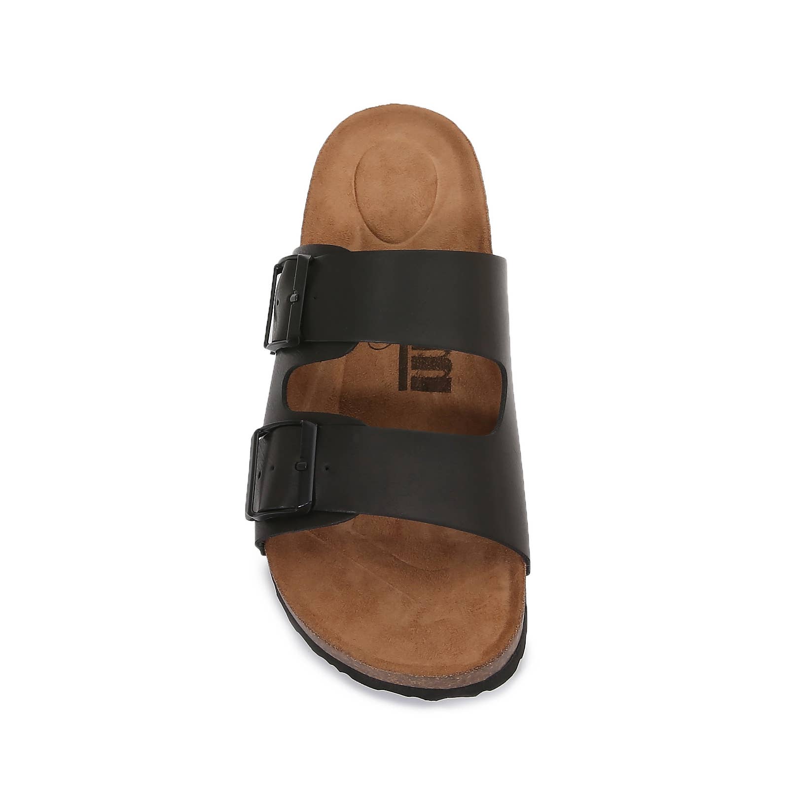 Donkerrood Zachte kurk sandalen met dubbele band en schuifzool voor groothandel op Faire23