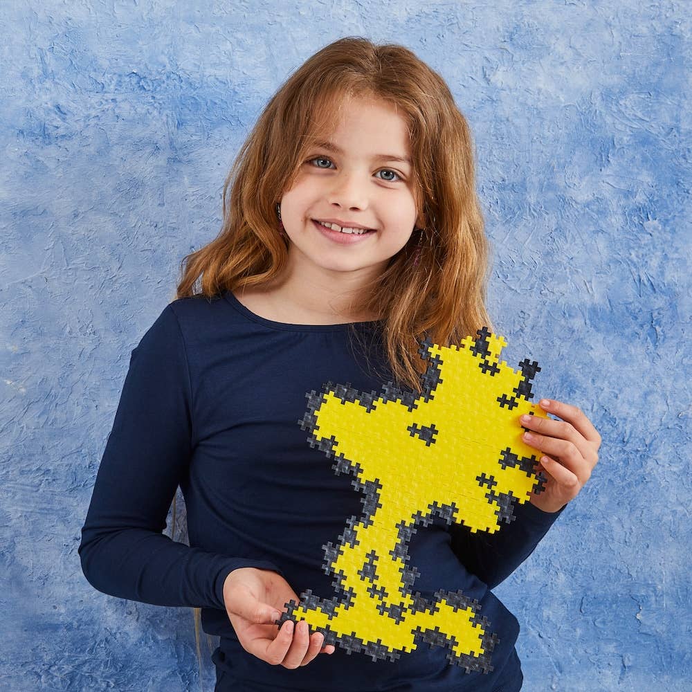 Plus-Plus USA - Wholesale Build-a-Toy - Kids - Peanuts Puzzle By Number – Woodstock 275 pc Tube2