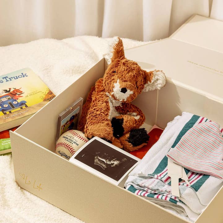 Le Lolo - Wholesale Keepsake Box - Kids & Baby - Linen Baby Keepsake Box1