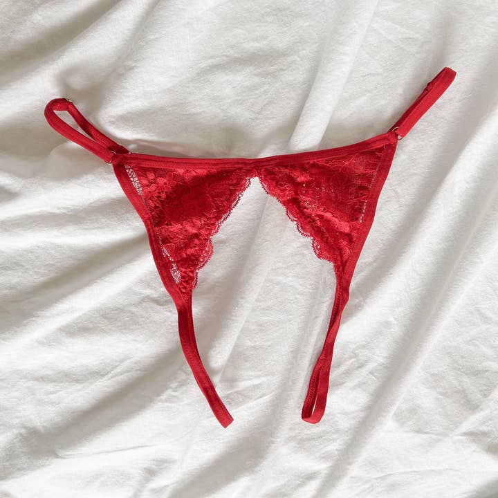 The Lover Crotchless Panty for wholesale by Nuez Moscada