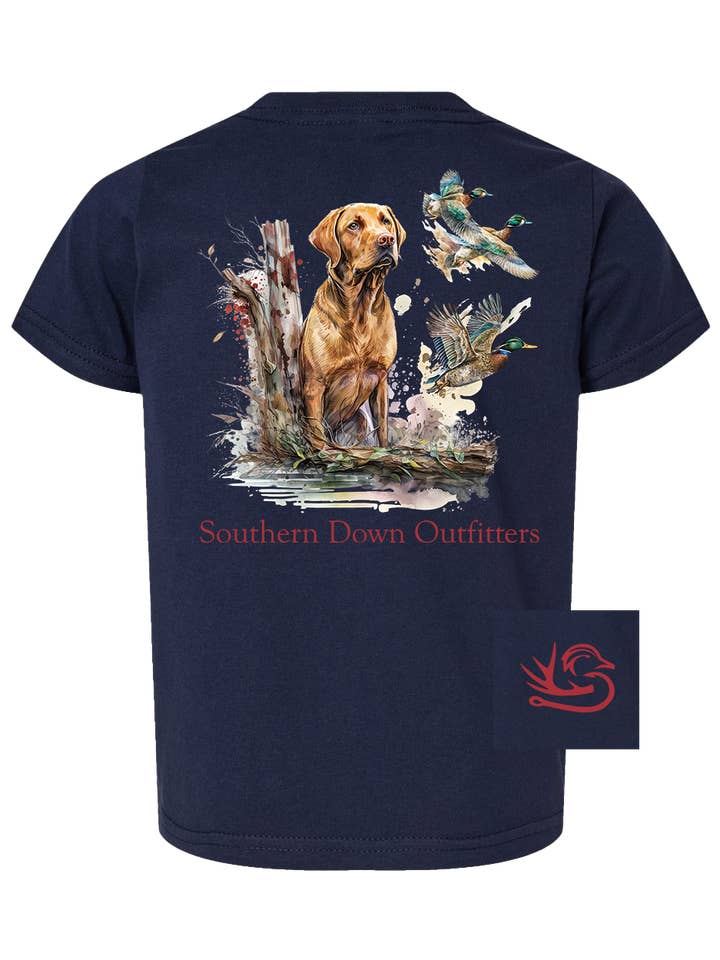 T-shirt Criança Vermelha Britânica por atacado de Southern Down Outfitters