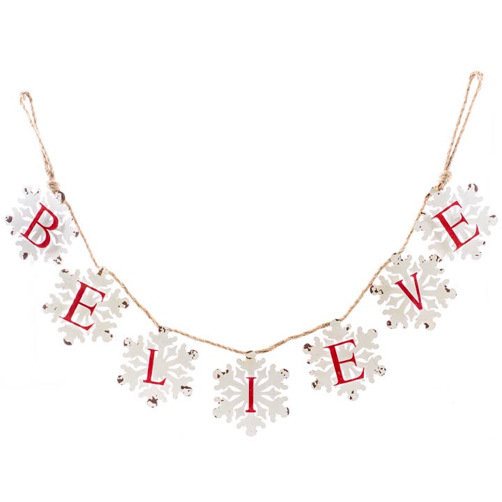 Stunning Mtl Believe Garland for wholesale by Oak Street Wholesale