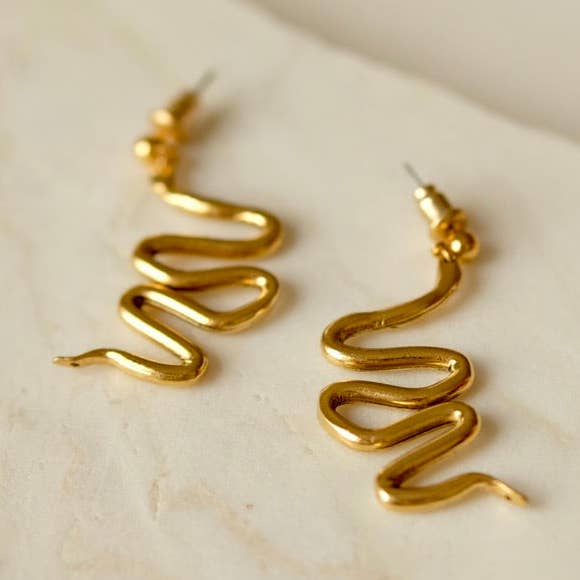serpent earrings for wholesale by Tilly Doro