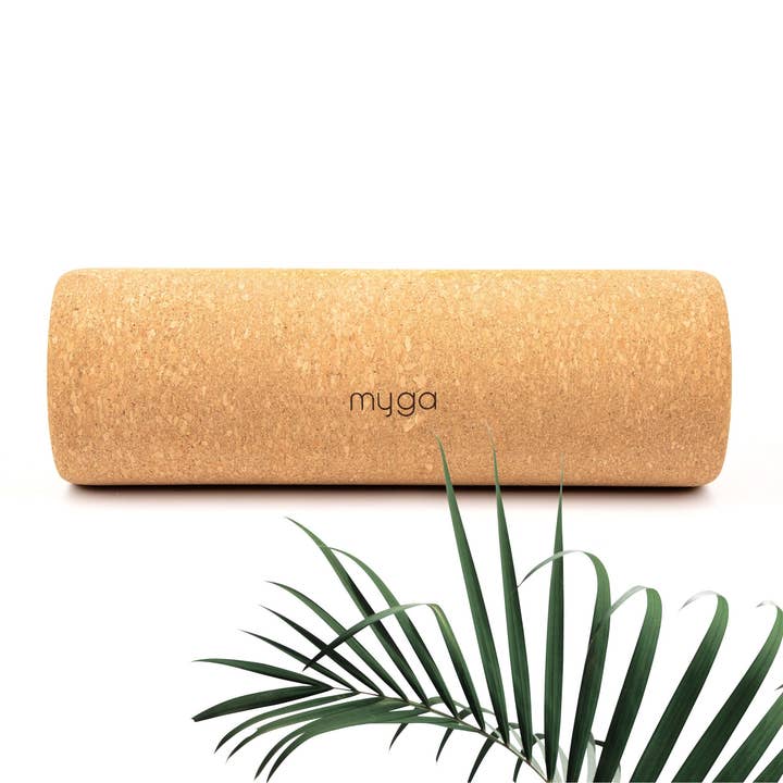 Myga Eco - Wholesale Body Massager - Natural Cork Fascia Massage Roller Available in 10 x 30cm and 15 x 45cm