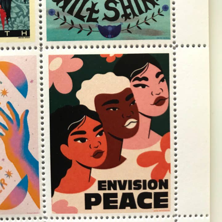 The Portland Stamp Company - Wholesale Rubber/Decorative Stamp - Amplifier Foundation AR Lick & Stick Benefit Stamps2