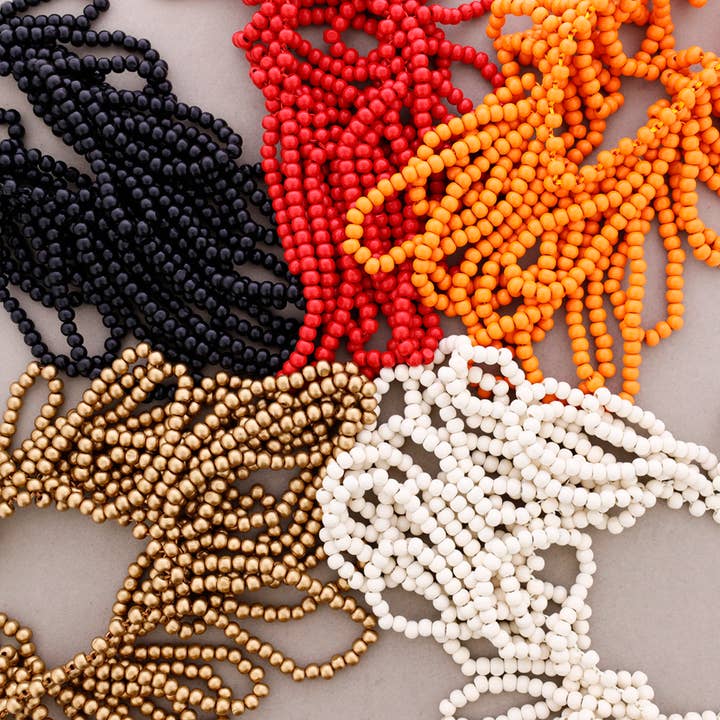 Sonata - Wholesale Beaded/Pearl Necklace - Wooden Bead Necklace3