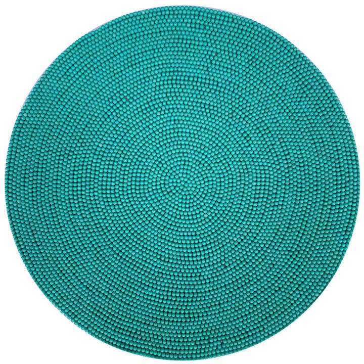 Platzset, Perlen (Türkis) für den Großhandel von Tisch New York