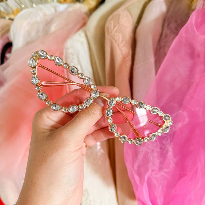 Occhiali da sole a occhi di gatto con strass Glitterati per la vendita all'ingrosso da parte di Rahya Jewelry Design