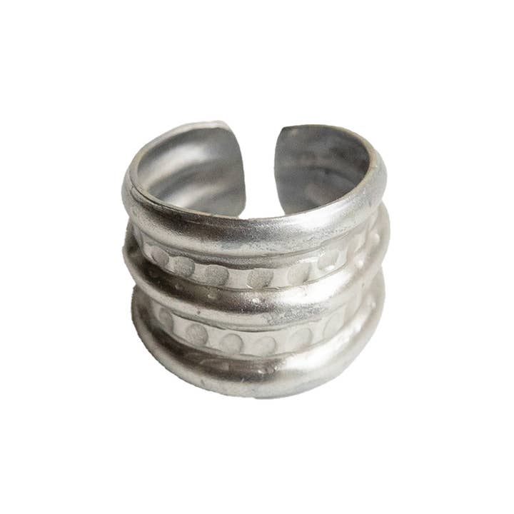 WorldFinds - Wholesale Band/Stacked Ring - Artifact Ring - Silver3