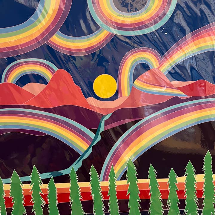 Kit di Pittura Arcobaleno 8x8 per la vendita all'ingrosso da parte di Julie Gross Artist