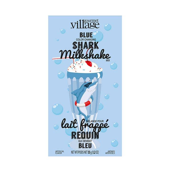 Gourmet Du Village - Wholesale Cocktail Mix/Syrup - Mini Milkshake Shark (Blue)0