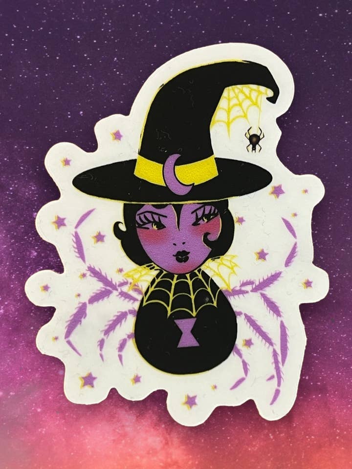 Spider Baby - Adesivo trasparente per la vendita all'ingrosso da parte di Mischief Made