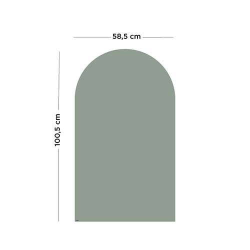 Ferflex - Wholesale Wall Accent - Emerald Green Arch Magnetic Board – 100.5x58.5cm5
