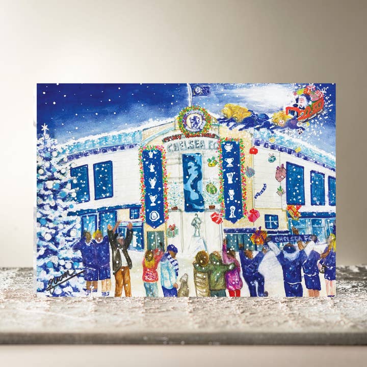 Chelsea Christmas Card for wholesale by HomeLess Made