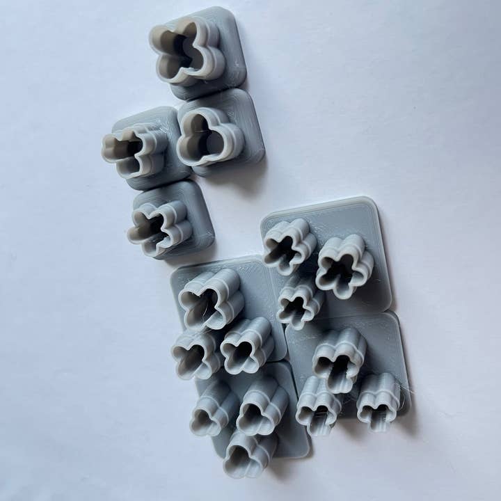 Mini Flowers Polymer Clay Cutter Set for wholesale by Roussell Prints and Demand LLC