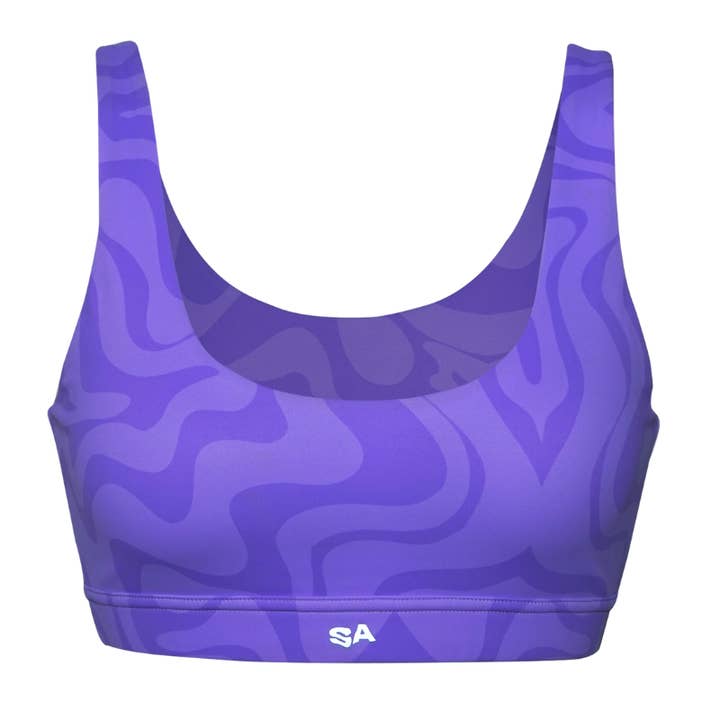 PIXIE CROP SPORTS BRA for wholesale by Salt and Ripple