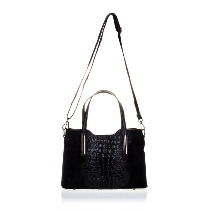 Sacola feminina Fiesole. Couro genuíno gravado em coco por atacado de FIRENZE ARTEGIANI