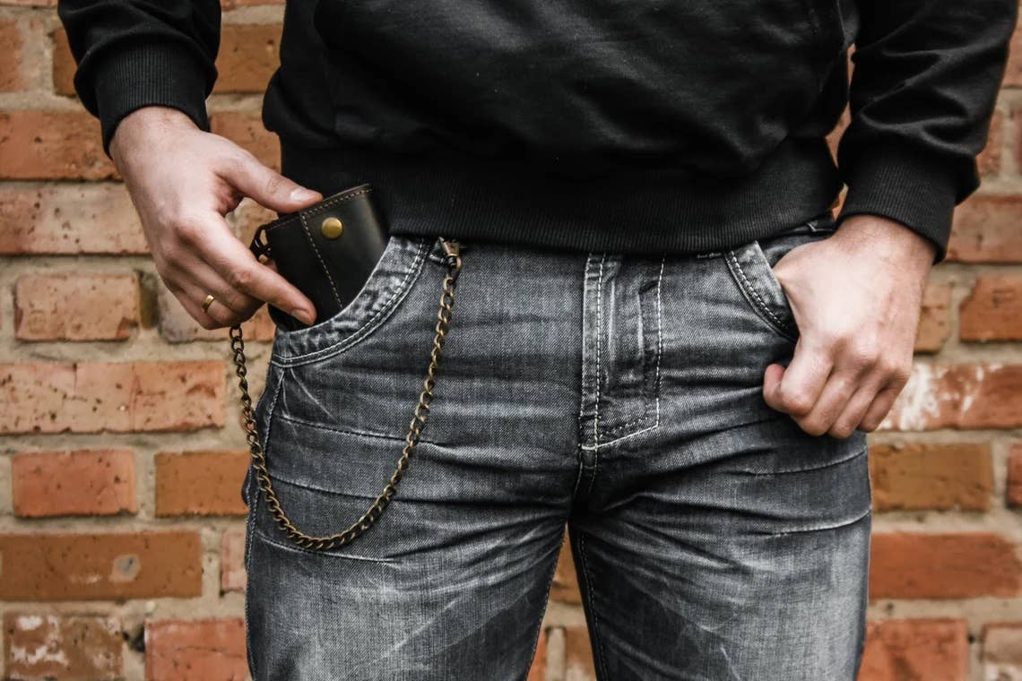 Pikore - Wholesale Wallet - Men's - Chain Leather Wallet7