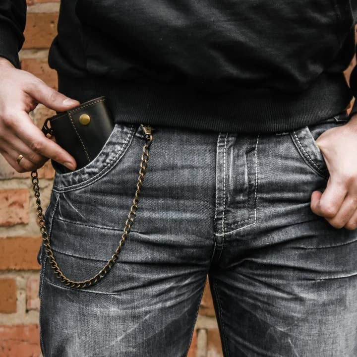 Pikore - Wholesale Wallet - Men's - Chain Leather Wallet7